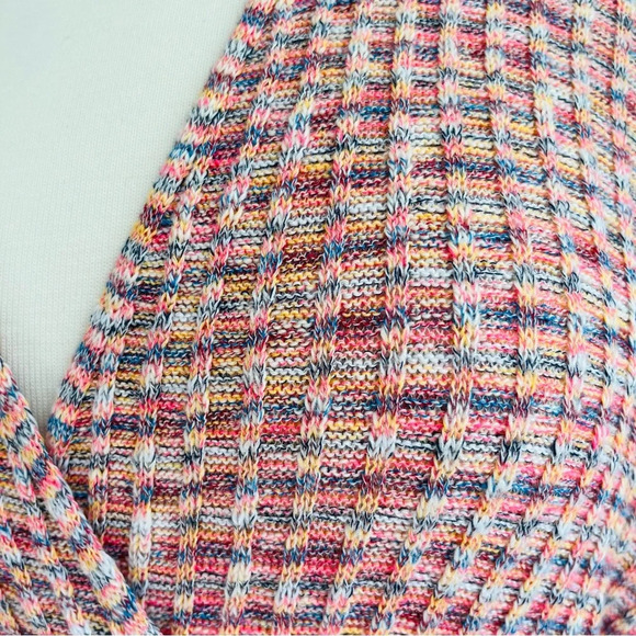 Saylor NWT “Midge”  Faux Wrap Knit Long Sleeve Sweater Mini Dress Size M… - Picture 7 of 13